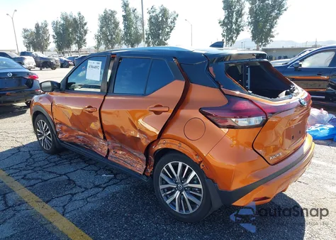 2021 Nissan Kicks Sv Xtronic Cvt из США, поврежденный, VIN 3N1CP5CVXML483232